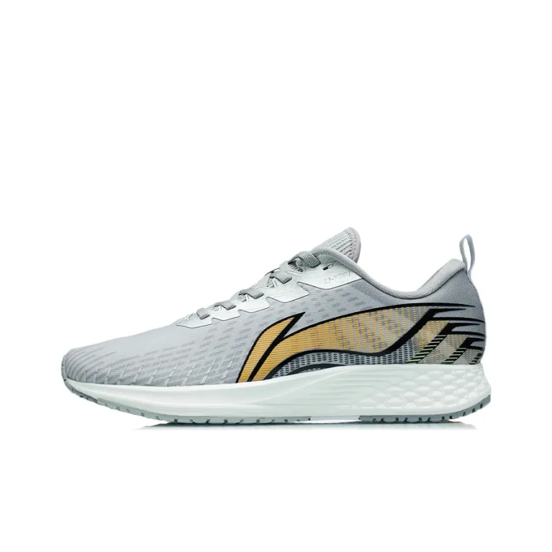 LiNing Red Hare 1 Anti-Slip And Wear-Resistant Lightweight Low-Top Running Shoes Men's Gray Black-0