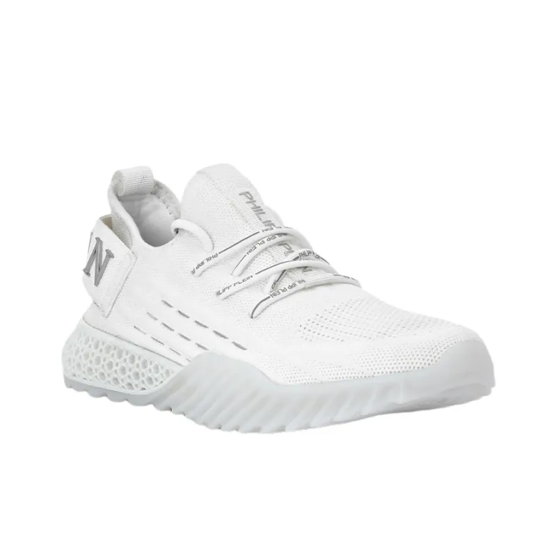 PHILIPP PLEIN Iconic Plein Low Top Athletic Shoes Unisex White-2