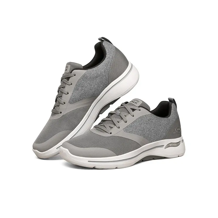 Skechers Go Walk Arch Fit Grey 'Gray White'-2