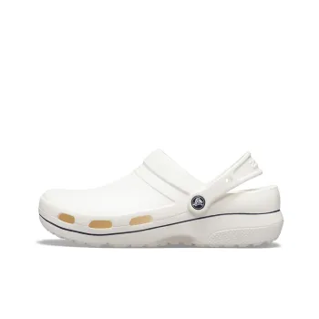Crocs Wear Resistant Non Slip Sports Unisex White Black Sandals 'White Black'