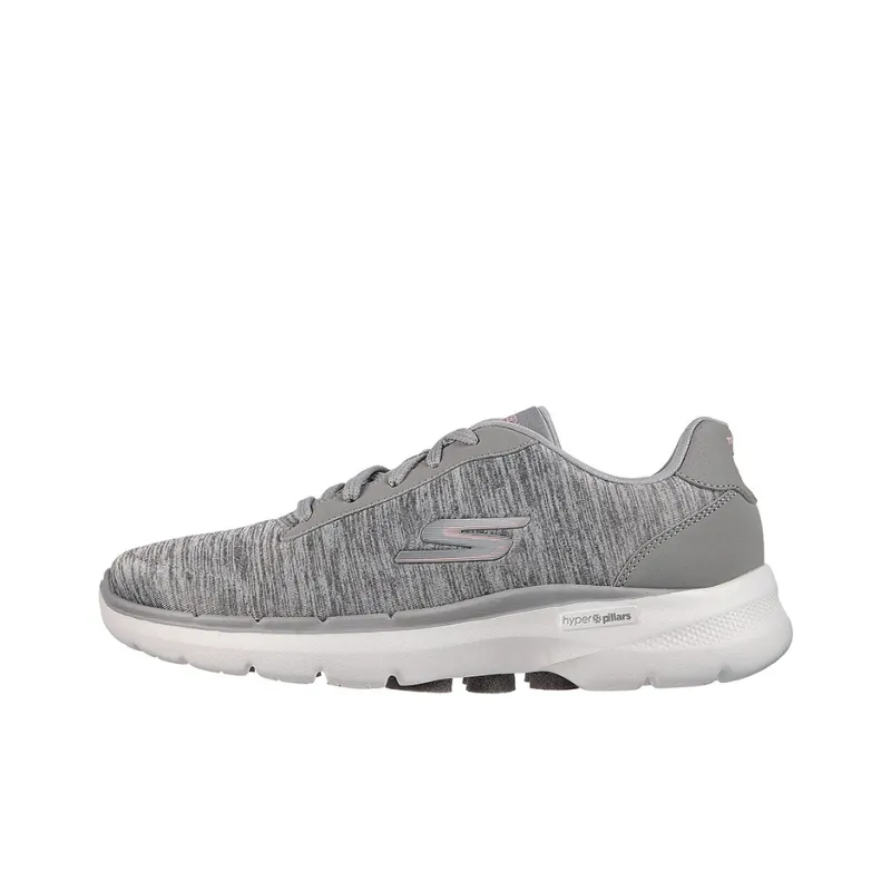 Skechers Go Walk 6 - Magic Melody Low-Top Casual Shoes Women's Gray-0