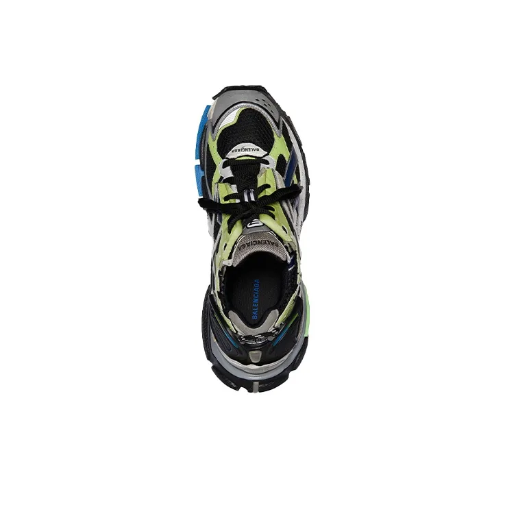 Balenciaga Runner Green Blue Black Grey-3