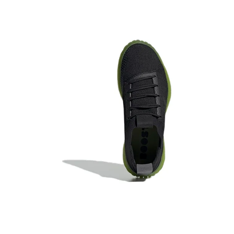Adidas Pure Boost Trainer Low-Top Running Shoes Men's Black Green-4