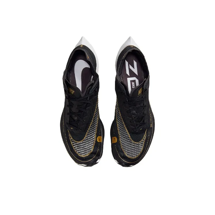 Nike ZoomX Vaporfly Next% 2 Black Metallic Gold Coin Women's-3