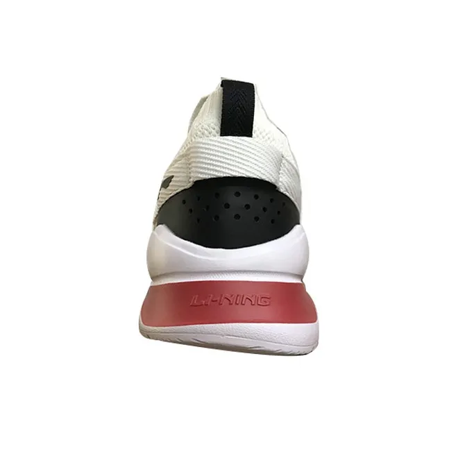 LiNing Breathable Low Top Running Shoes Men's White-3