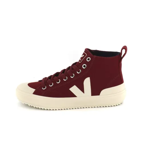 VEJA Wmns High-Top Sneakers Red/White