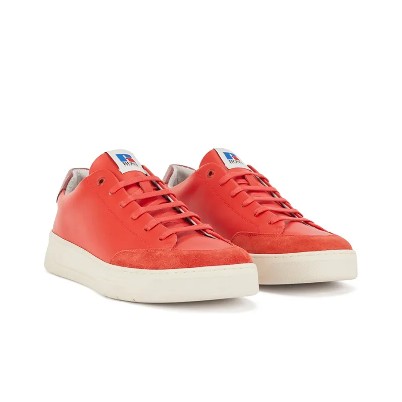 HUGO BOSS Skateboard Shoes Men Low-Top Orange-2