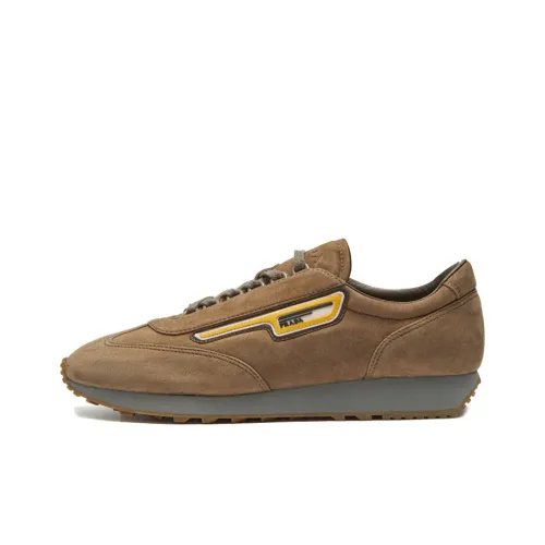 PRADA Casual Shoes Men Low-Top Khaki/Brown