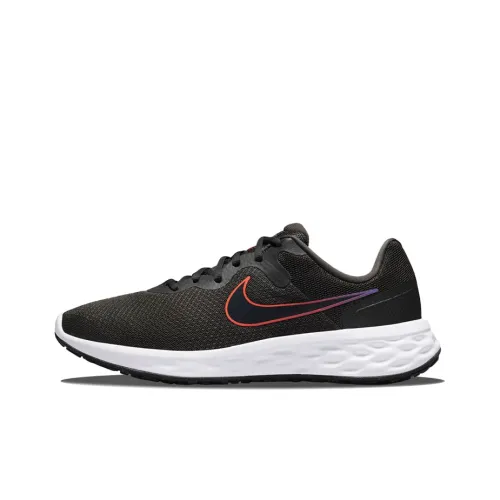 Nike REVOLUTION 6 Running Shoes Men Low-Top Black/Red