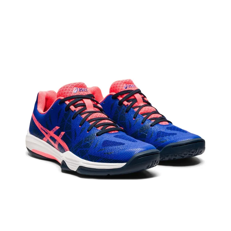 Asics Gel-Fastball Breathable Wear-Resistant Slip-Resistant Low-Top Running Shoes Women's Dark Blue Pink Multicolor-2