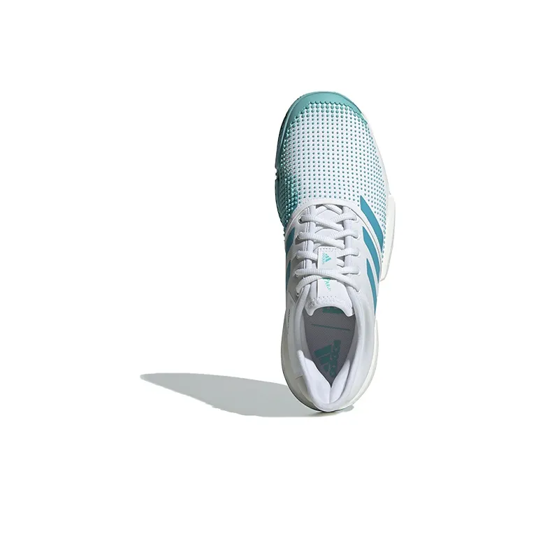Adidas Parley X SoleCourt Boost 'White Blue Spirit'-4