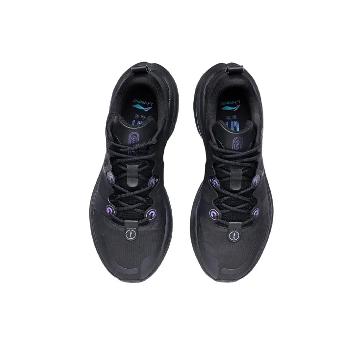 LiNing WuShi 5S 1.0 Abrasion Resistant Breathable Low Top Running Shoes Men's Black-3