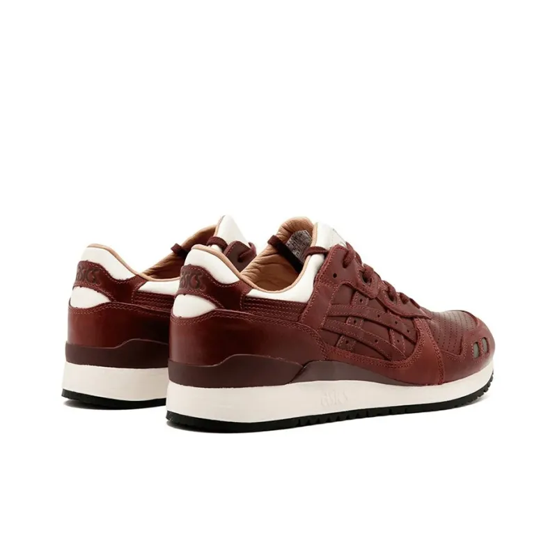 Asics Gel-Lyte III Packer Shoes X J. Crew Oxblood Leather-4