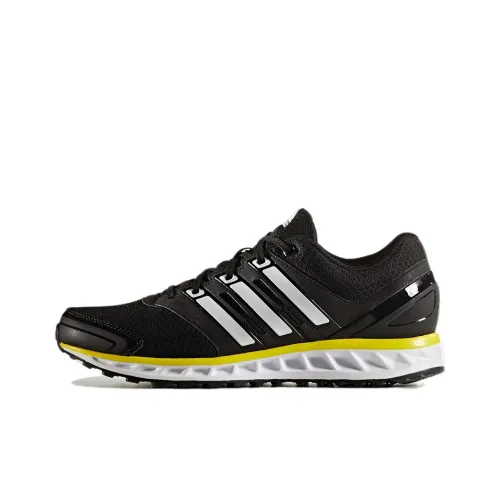 Adidas Falcon Elite 3 Running Shoes Unisex Low-Top Black/White/Yellow