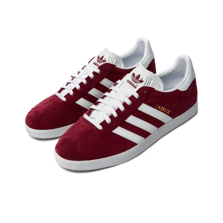Adidas Gazelle Collegiate Burgundy White-1