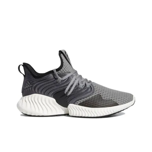 Adidas Alphabounce Instinct Running Shoes Men Low-Top Gray/Black/White