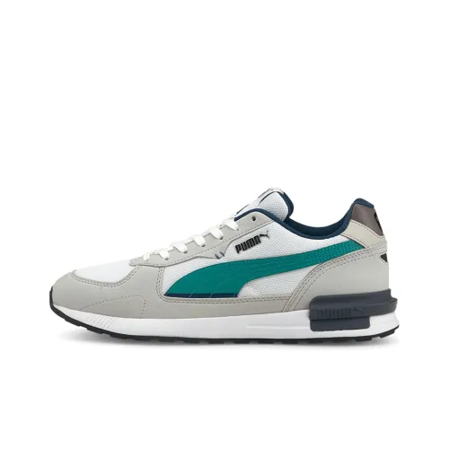 PUMA Graviton Running Shoes Unisex Low-Top White/Gray/Green