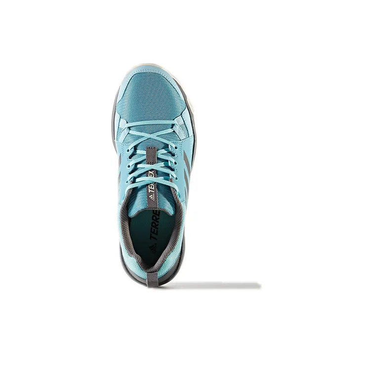 Adidas Terrex Tracerocker Wear-Resistant Slip-Resistant Low-Top Trekking Shoes Women's Blue-4