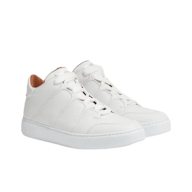 Zegna Tiziano Stylish Skateboarding Shoes Men's White-1