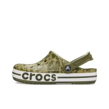 Crocs 4 Printing Camouflage Green Unisex Sandals