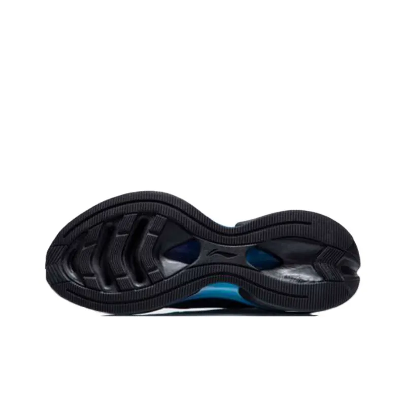 LINING WuShi 5S 1.0 Running Shoes Men Low Top Black/Blue-4