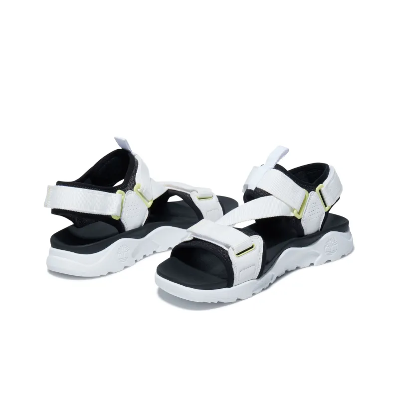 Timberland Ripcord Double Strap Sandals 'White Black'-3