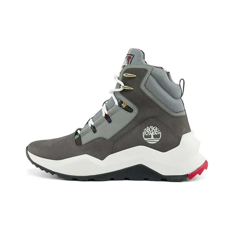 Timberland Madbury Side Zip Wide Fit Sneaker Boots 'Grey Nubuck'-0