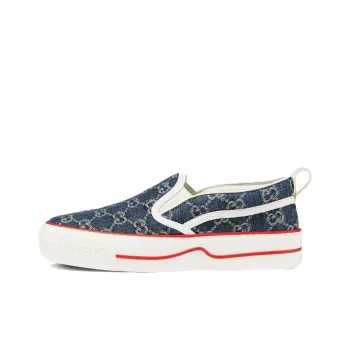 GUCCI Women's Tennis 1977 Slip On 'Denim' Women's