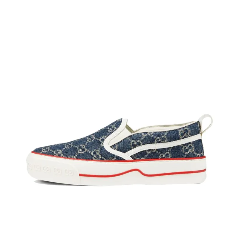 GUCCI Women's Tennis 1977 Slip On 'Denim' Women's-0