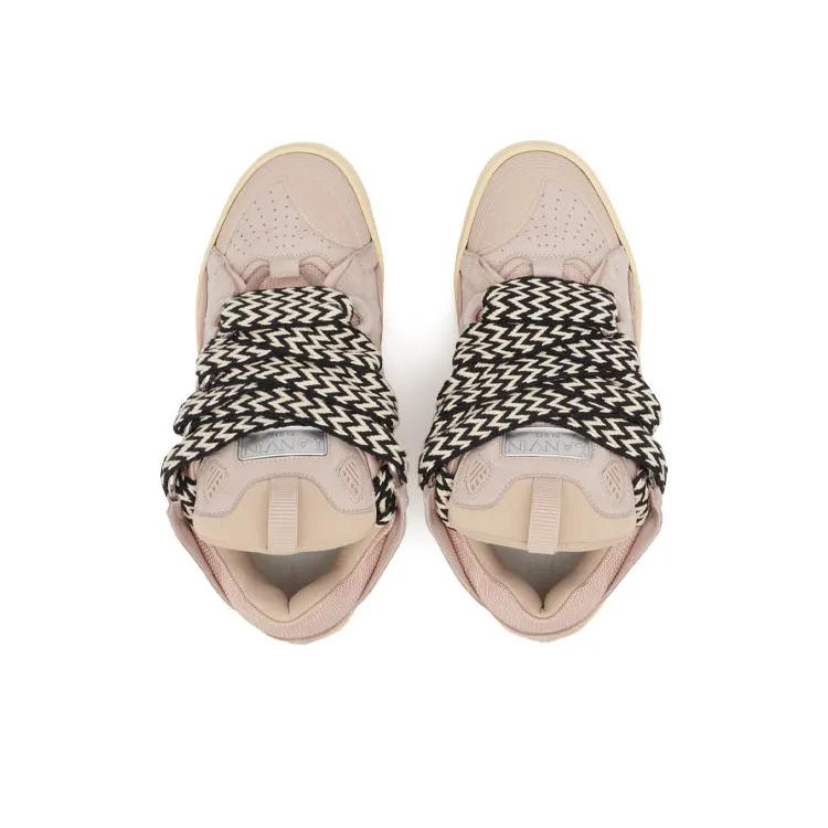Lanvin Women's Curb Light Sneakers 'Pale Pink'-4