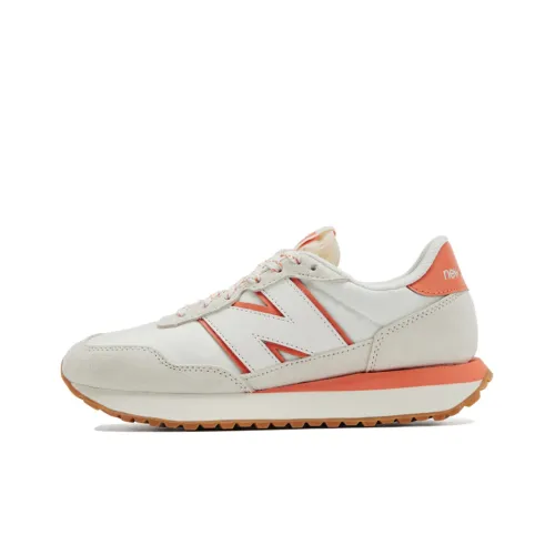 New Balance NB 237 Running Shoes Unisex Low-Top Off White/Pink