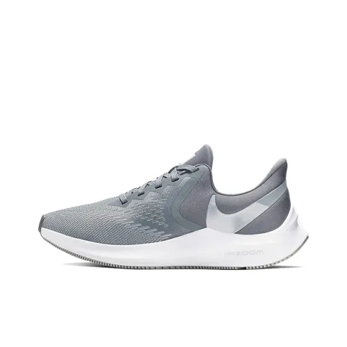 Nike Zoom Winflo 6 Running Shoes Women's Low-Top White/Gray