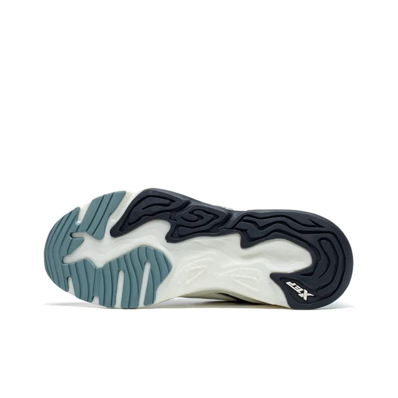 XTEP Power Nest Lite Rebound Low-Top Running Shoes Men's White Gray-3