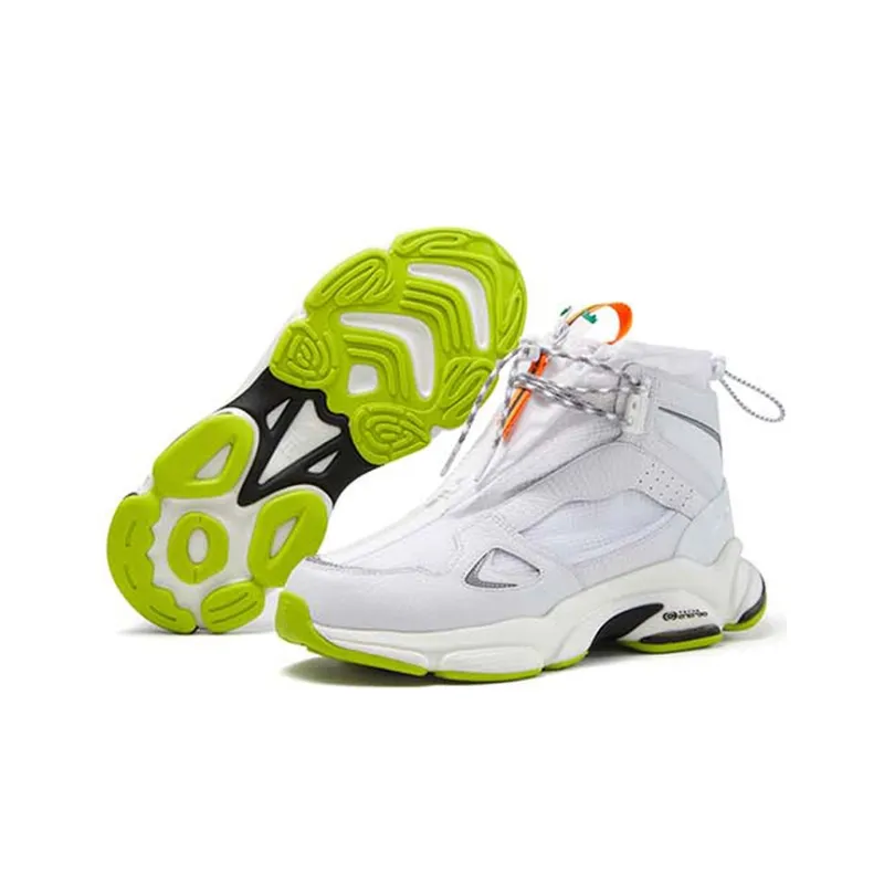 Aries x FILA FUSION High Top Casual Shoes Men's FILA White-3