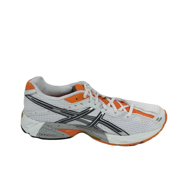 Asics Gel-DS Trainer 13 Durable Breathable Low-Top Running Shoes Women's White Black Orange-1