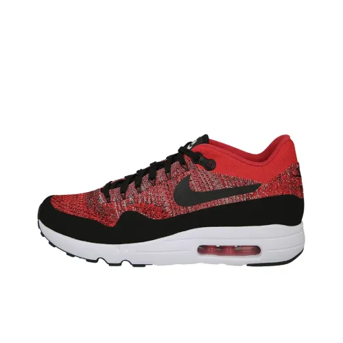 Nike Air Max 1 Running Shoes Men Low-Top Red/Black/White