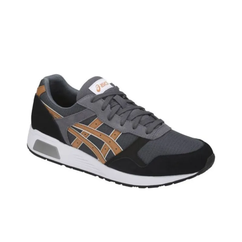 Asics Lyte-Trainer Running Shoes Men Low-Top Gray/Orange-2