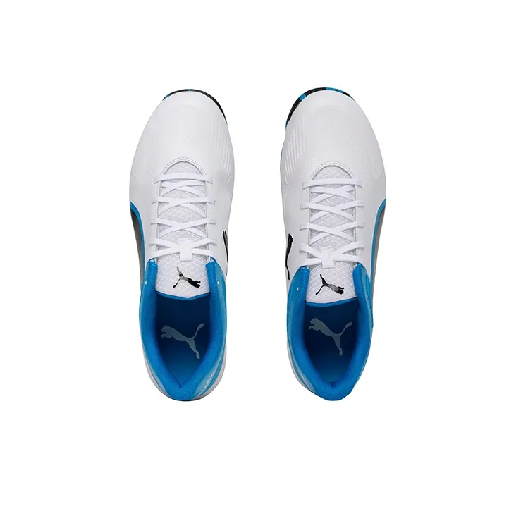 PUMA One8 Virat Kohli FH Rubber Cushioning Anti-Slip And Wear-Resistant Low-Top Running Shoes Men's White Blue-2