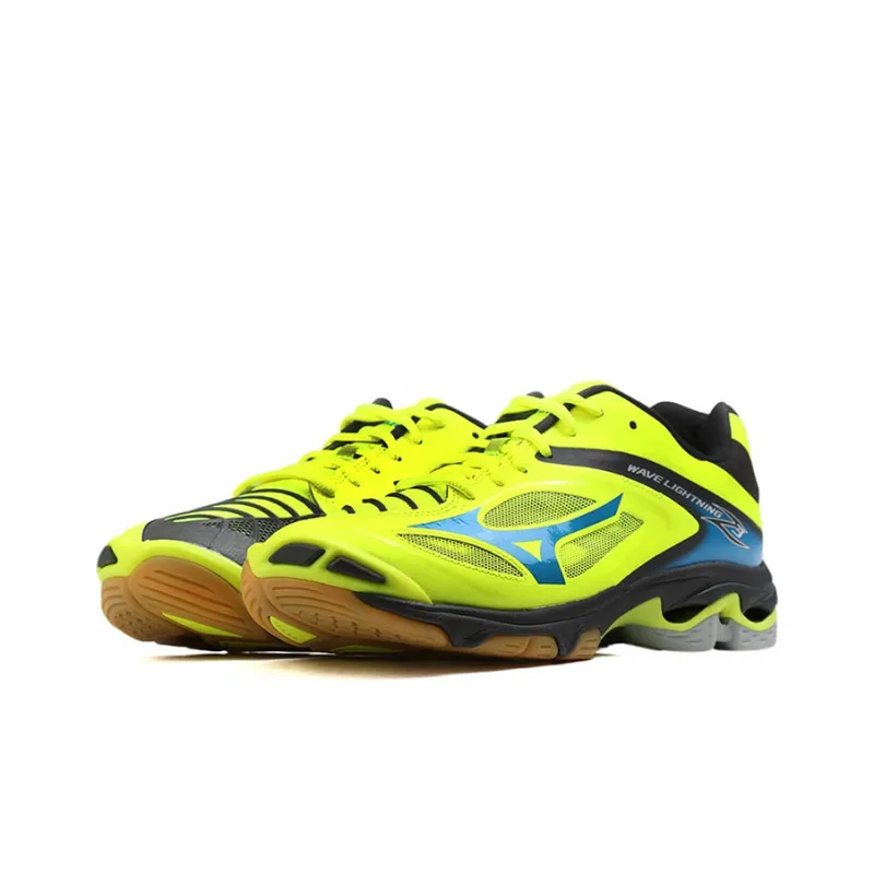 Mizuno Wave Lightning Z3 Wear-Resistant Slip-Resistant Cushioning Low-Top Running Shoes Unisex Blue Green-1