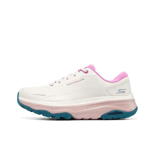 Skechers Max Cushioning Running Shoes Women's Low-Top Pink/White/Green