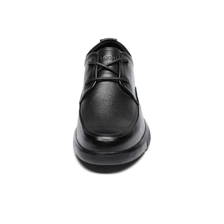 Jeep Dress Shoes Men Low Top Black-4