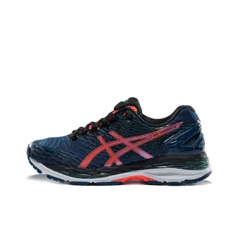 Asics GEL Nimbus 18 Running Shoes Women's Low Top Blue/Black