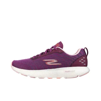 Skechers Tech Running Go Run 8 Cushioning Anti-Slip And Wear-Resistant Low-Top Casual Shoes Women's Purple