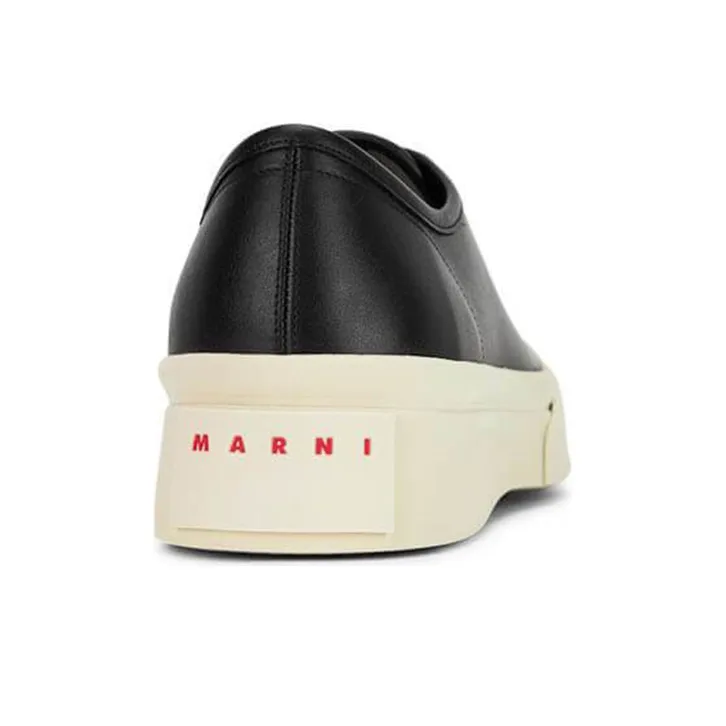 MARNI Leather Pablo Lace-Up Sneaker 'Black'-4