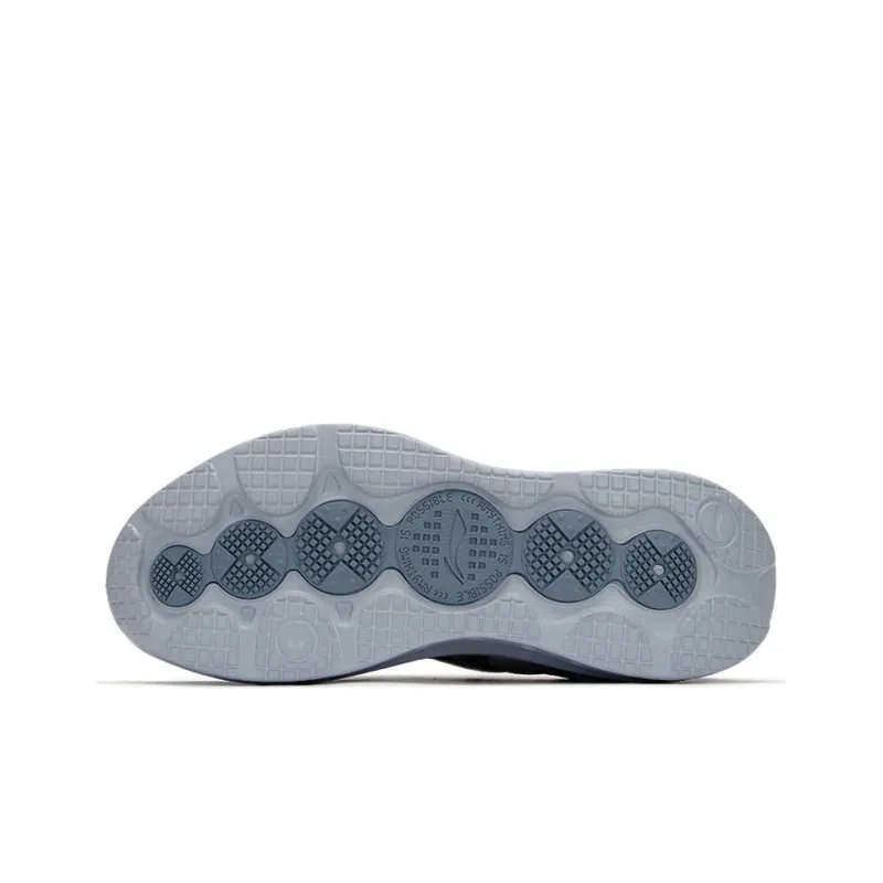 LiNing Apocalypse Apocalyptic Cushioning Rebound Low Top Running Shoes Men's Landmark Gray-3