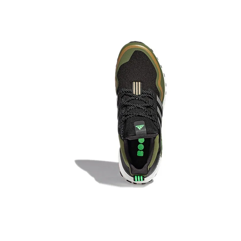 Adidas Ultra Boost Atr Cozy Wear Resistant Black Green 'Black Green White'-4