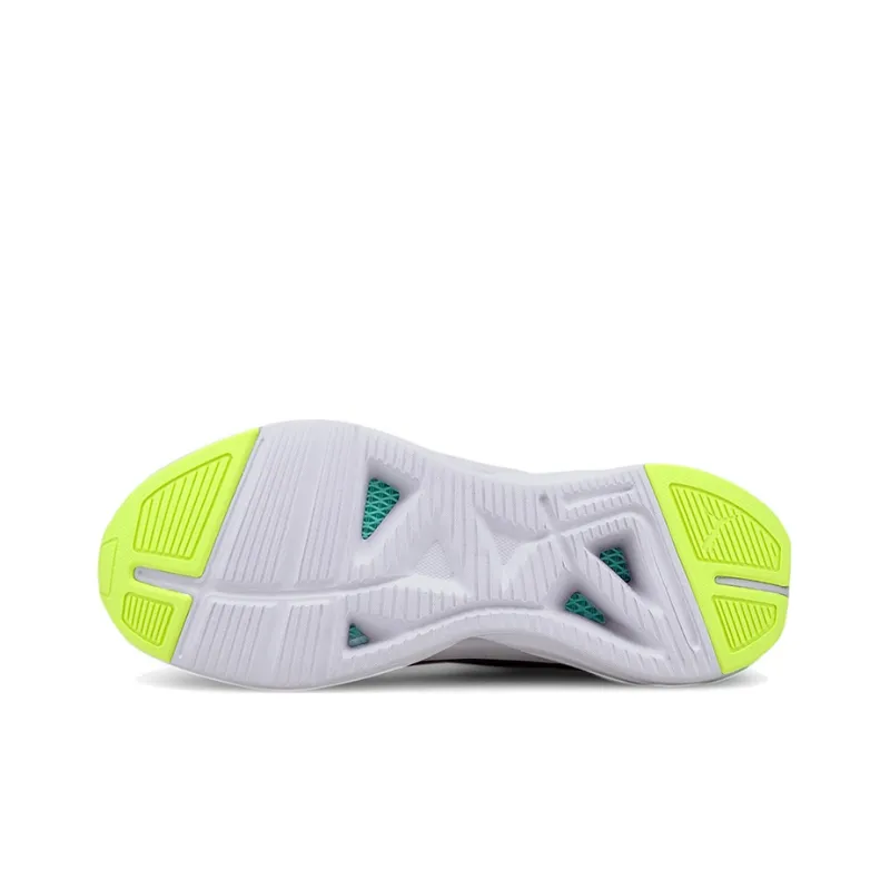 PUMA Minima Cushioned Slip-Resistant Lightweight Low-Top Running Shoes Women's White Pink Green-4