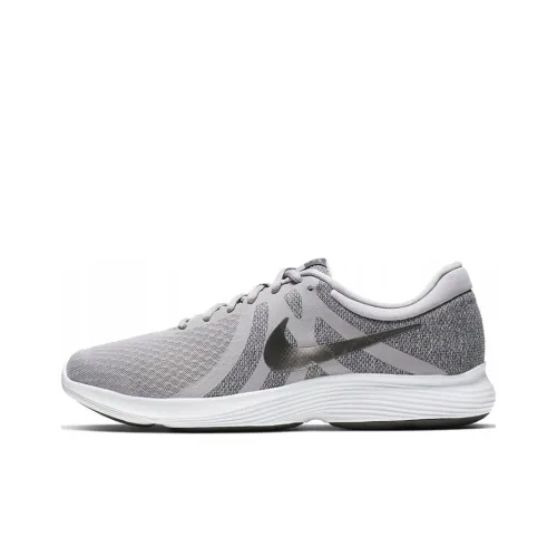 Nike REVOLUTION 4 Running Shoes Men Low-Top Gray/Black