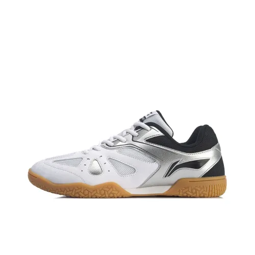 LINING Hawk-Eye Men's Table Tennis Shoes - White/Black