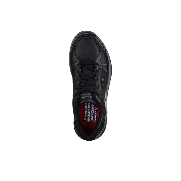 Skechers Work Casual Shoes Women's Low-Top Black-3